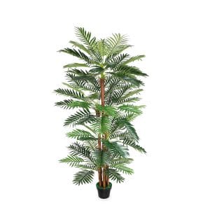 TUSY Golden Cane Palm Silk Artificial Tree, 6.5-Feet