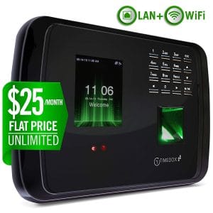 Timedox Tandem Pro WiFi/LAN Biometric Time Clock