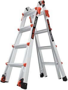 Little Giant Ladders, Velocity, M17, 9-15 foot, Multi-Position Ladder, Aluminum, Type 1A, 300 lbs weight rating, (15417-001)