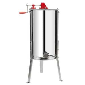 VINGLI Upgraded 2 Frame Honey Extractor Separator,304 Food Grade Stainless Steel Honeycomb Spinner Drum Manual Crank With Adjustable Height Stands