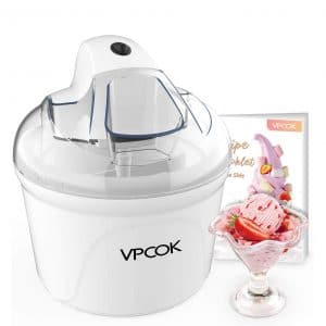 VPCOK Ice Cream Maker Machine For Home 1.5 Qt