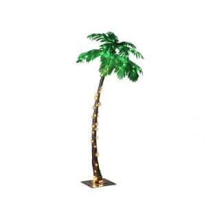 Lightshare Lighted Palm Artificial Tree