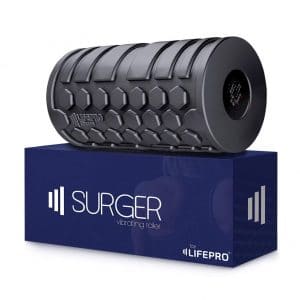 LifePro Vibrating Foam Roller (4-Speed) for Trigger Point Therapy