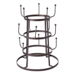 Coffee Mug Holder by Mindspace Mug Tree Cup Rack Stand for Countertop with 10-Hooks Stainless Steel Coffee Bar Accessories The Wire Collection Kitchen Counter Organizer