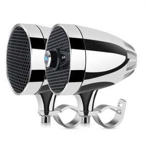 LEXIN LX-S3 Weatherproof Motorcycle bluetooth-3 inch Chrome Speakers