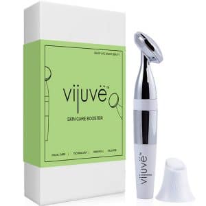 VIJUVE Anti Aging Face Massager for Wrinkles - Facial Toning Device - Vibrating Massage System