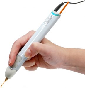 3Doodler Create+ 3D Printing Pen for Teens, Adults & Creators! - Quartz Grey (2019 Model) - with Free Refill Filaments + Stencil Book + Getting Started Guide