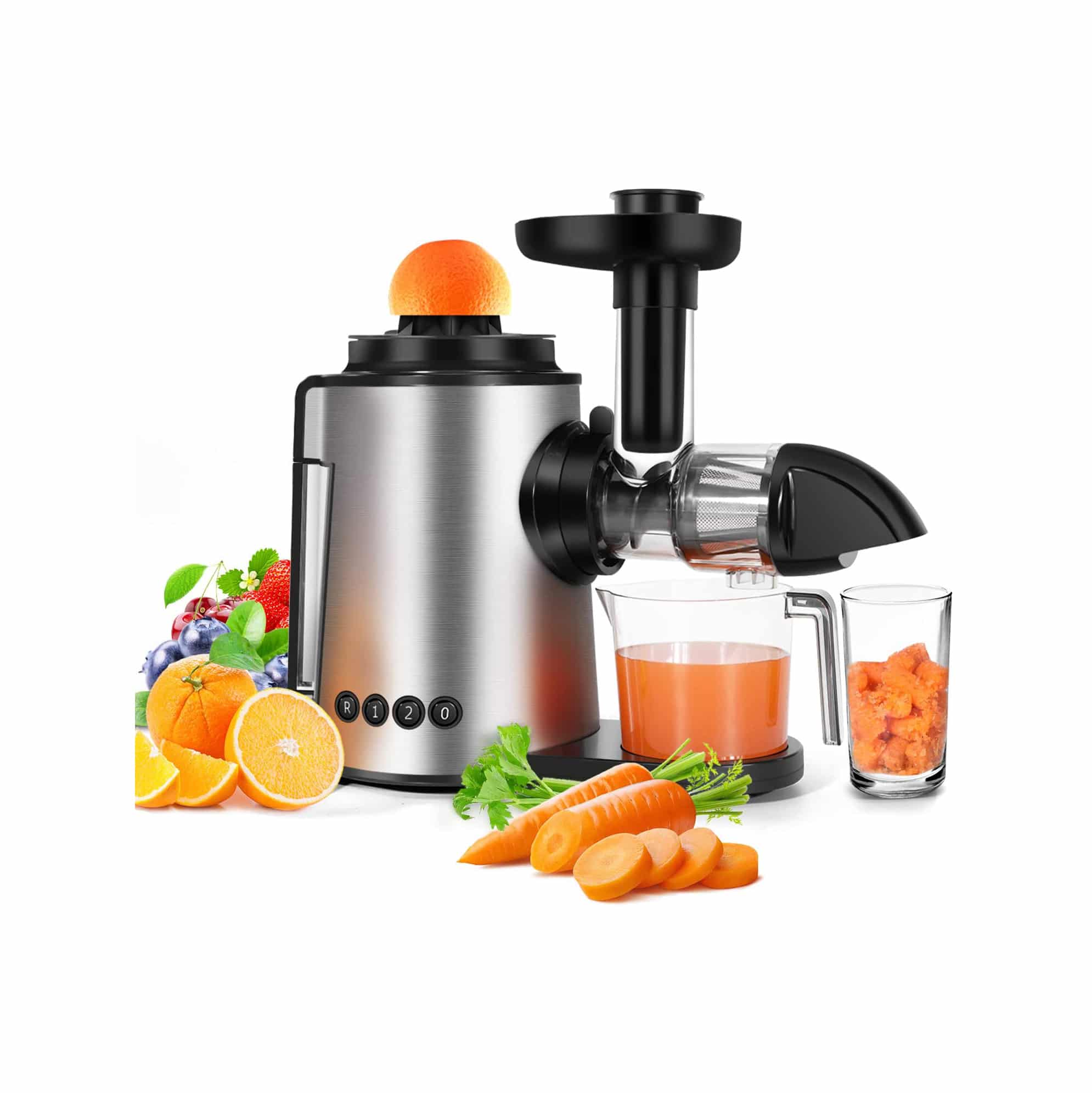 Sagnart 2-In-1 Juicer Mute and Reverse Functions