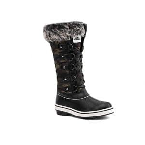 aleader women's waterproof winter snow boots