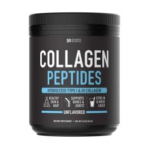 Sports Research 16oz Collagen Peptides Powder Grass-Fed, Gluten-Free - Unflavored