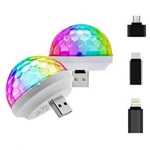 GRULLIN USB Disco Portable Party Lights