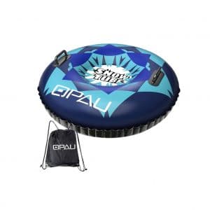 QPAU Snow Tube 47 Inches Inflatable with Carrying Bag