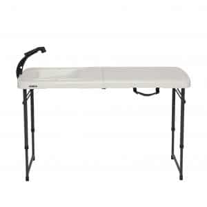 LIFETIME 4 Ft Folding Fish Fillet Cleaning Table with Sink