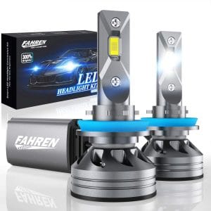 A-Partrix 9005+H11 LED Headlight Bulb 4 side 6000K 36W 8000 Lumens Xenon White Extremely Bright All-in-One Conversion Kit-4 Packs 9005+H11
