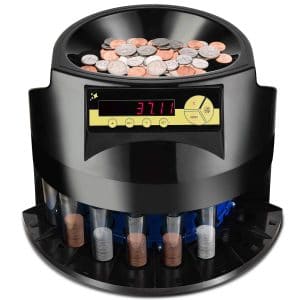 Goplus Electric Coin Sorter Machine Coin Counter