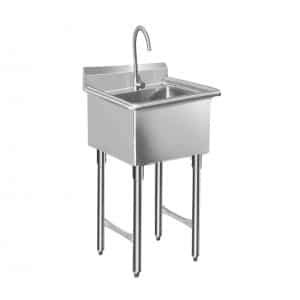 KITMA 1 Compartment Stainless Steel Kitchen Commercial Sink
