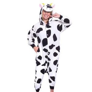 Plush Cow Animal Cosplay Costume