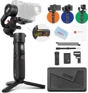ZHIYUN Crane M2 3-Axis Gimbal Stabilizer for Light Mirrorless Camera,Action Camera,Smartphone