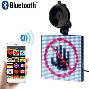 Leadleds Bluetooth LED Emoji Car Safety