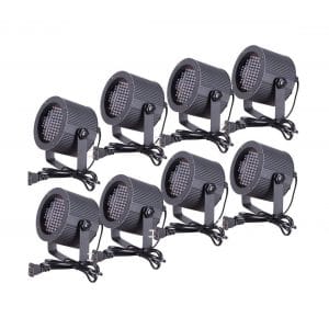  CO-Z 8 Pcs 86 RGB Sound Activated LED Stage Light