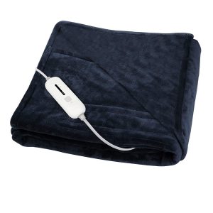 Homde Heated Electric Throw 50 x 60-Inches Flannel Washable Blanket