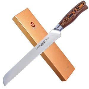 TUO Cutlery Fiery Series 9-inches Bread knife 