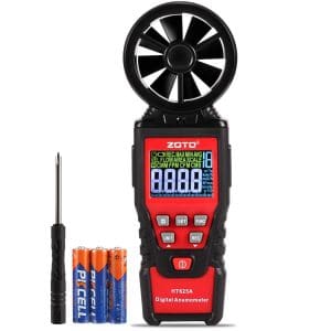 ZOTO Anemometer Handheld with LCD Color Screen