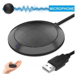 Hfuear USB Computer Portable Omnidirectional Conference Microphone