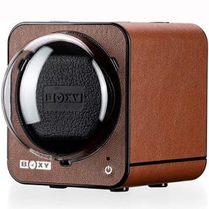 Fancy Brick Stackable Watch Winder for Single Automatic Watch (with AC Adapter)