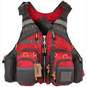Lixada Fly Fishing Vest Breathable Padded Superior 209lb Bearing Life Safety Jacket