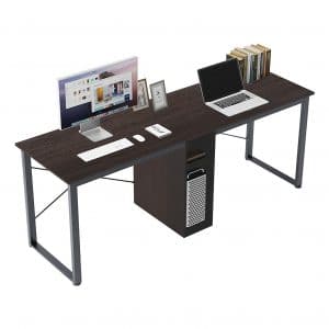 DlandHome Double Computer Desk for Home Office