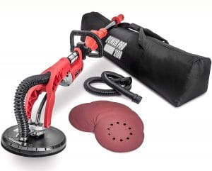 POWER-PRO 2100 Electric Drywall Sander - Variable Speed 1000-2100rpm, 710 Watts, Extendable Handle, Storage Bag
