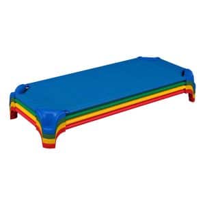 Sprogs Deluxe Stackable Daycare Cot for Kids, Pack of 4