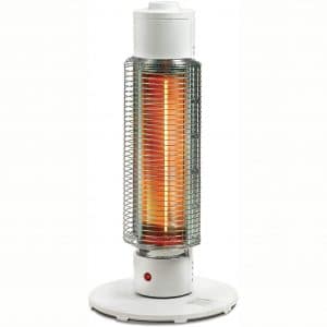 Sengoku HeatMate SH-G420A(W) INSTANT HEAT Graphite Tower Heater, Medium, White