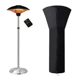  Aokairuisi Freestanding Outdoor Patio Heater (Black)