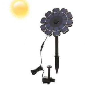 Decdeal 2.5W Solar Powered Fountain Pump with Stake for Garden Pond Pool
