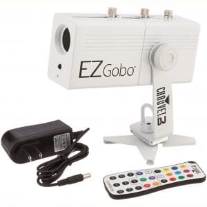 CHAUVET DJ EZGOBO Battery-Powered Gobo Light w:Manual Zoom DJ Effect Light
