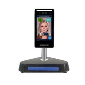 Enersound Temperature Scanner Kiosk with Face Recognition