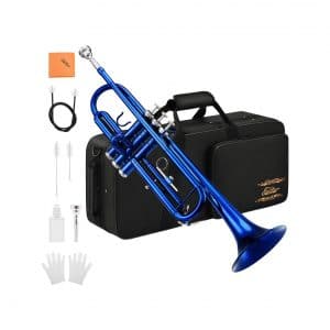 Eastar Standard Bb Blue 7C Mouthpiece Trumpet Set