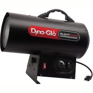 Dyna-Glo 60,000-BTU Quiet Portable Propane Air Heater, Black