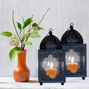 Indii Koko Modern Decorative Moroccan Lantern Candle Holder