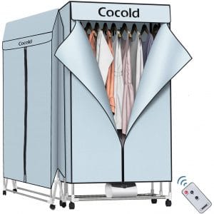 COCOLD Portable Clothes Dryer Rack for Laundry 1000W :44 LBS High Capacity Fast Drying Folding Dryer Energy Saving