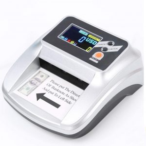 MASMARS Counterfeit Money Checker Bill Detector Machine 2 in 1 with 5 Full Detection and Long-Term Service