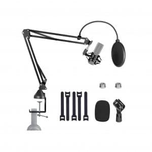 OUKMIC Microphone Arm Stand Adjustable Suspension