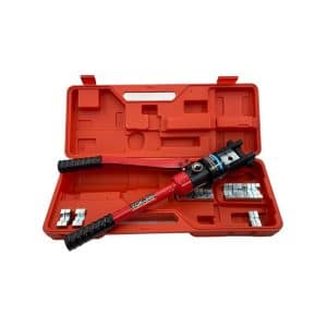 FW Wall 16 Ton Hydraulic Wire Crimper 11 Dies Stainless Steel