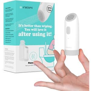 Insolife Pocket Bidet – Electric Portable Travel Bidet Sprayer Rechargeable Handheld Mini Personal Bidet Toilet Hygiene for Personal Hygiene Cleaning